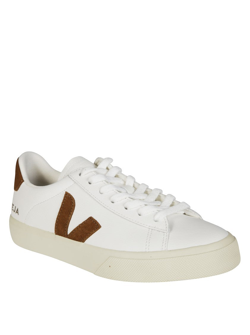 Veja Low-Top Sneaker With Brown Suede Accents