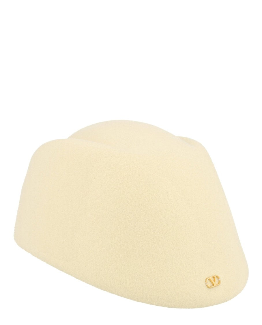 Valentino Vlogo Signature Wool Beret