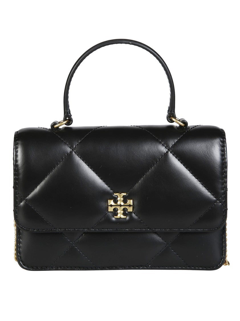 Tory Burch Kira Diamond Quilt Mini Top Handle Chain Wallet