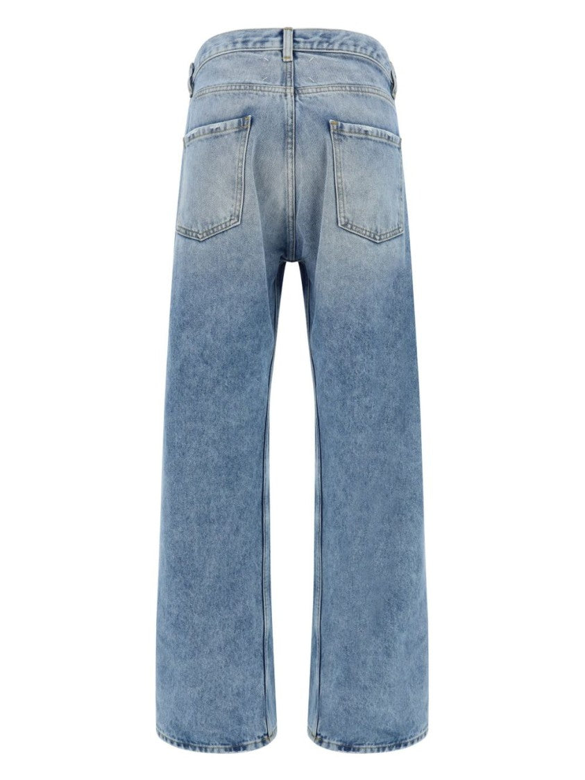 Maison Margiela Stone Wash Low-Waist Straight-Leg Denim Jeans