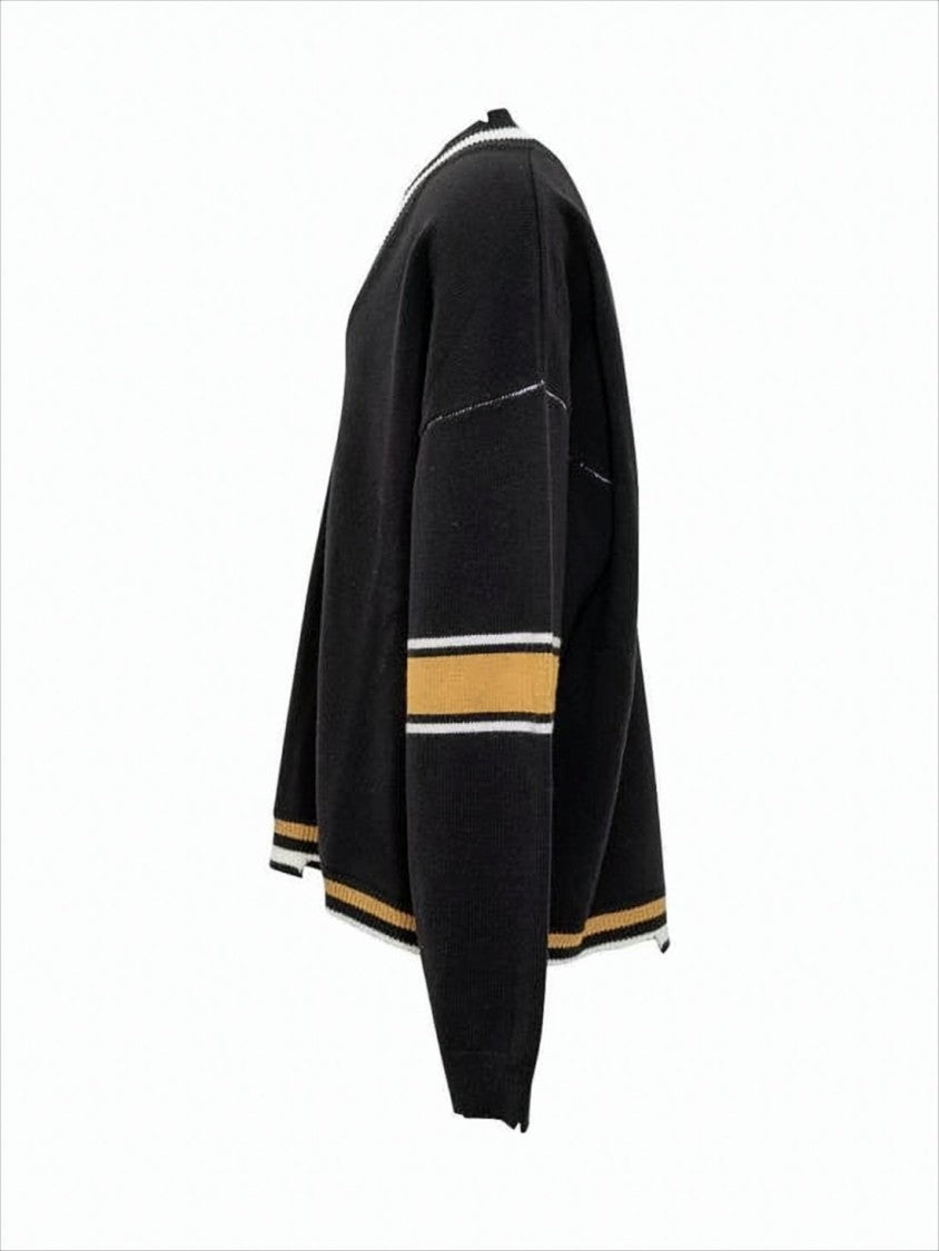 Ambush Relaxed Fit V-Neck Wool Sweater