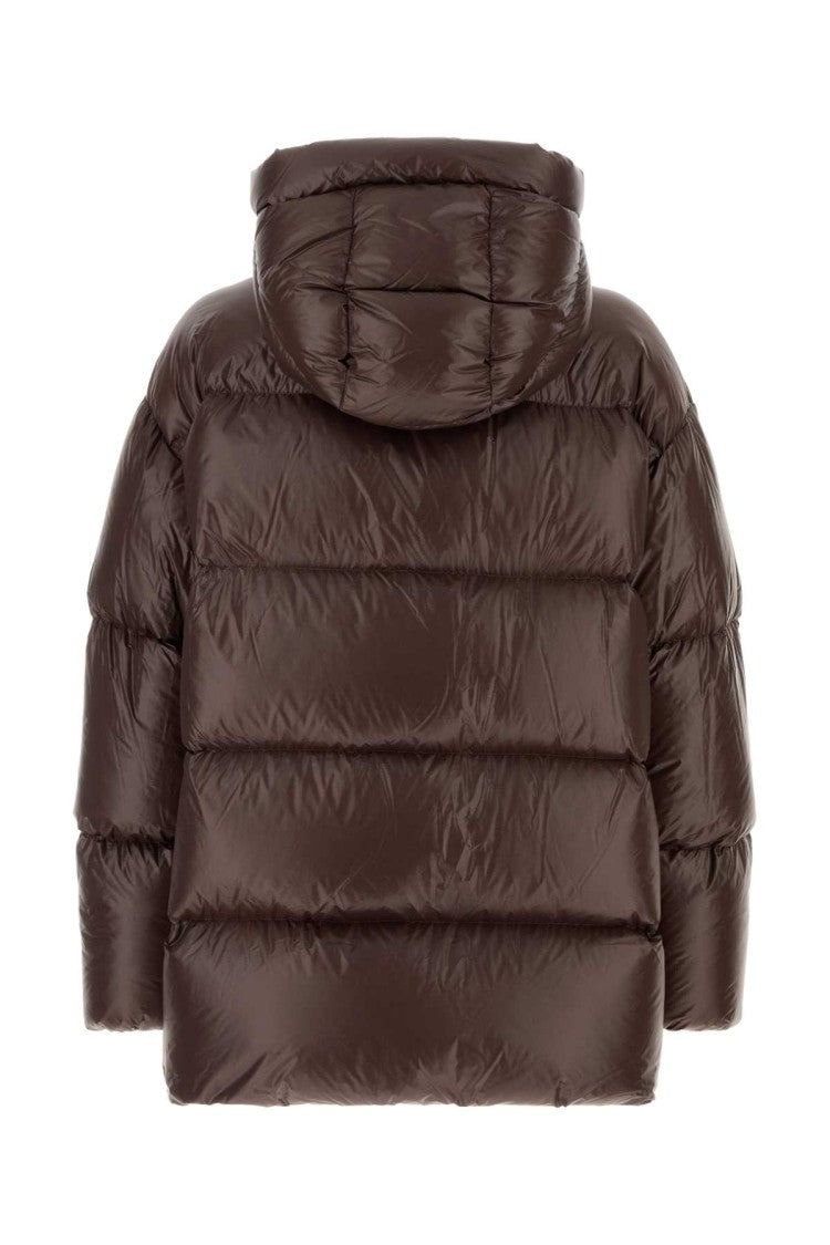 Jil Sander Chocolate Nylon Down Jacket