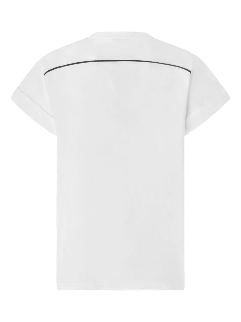 Pinko Short Sleeve T-Shirt With Colorful Patches