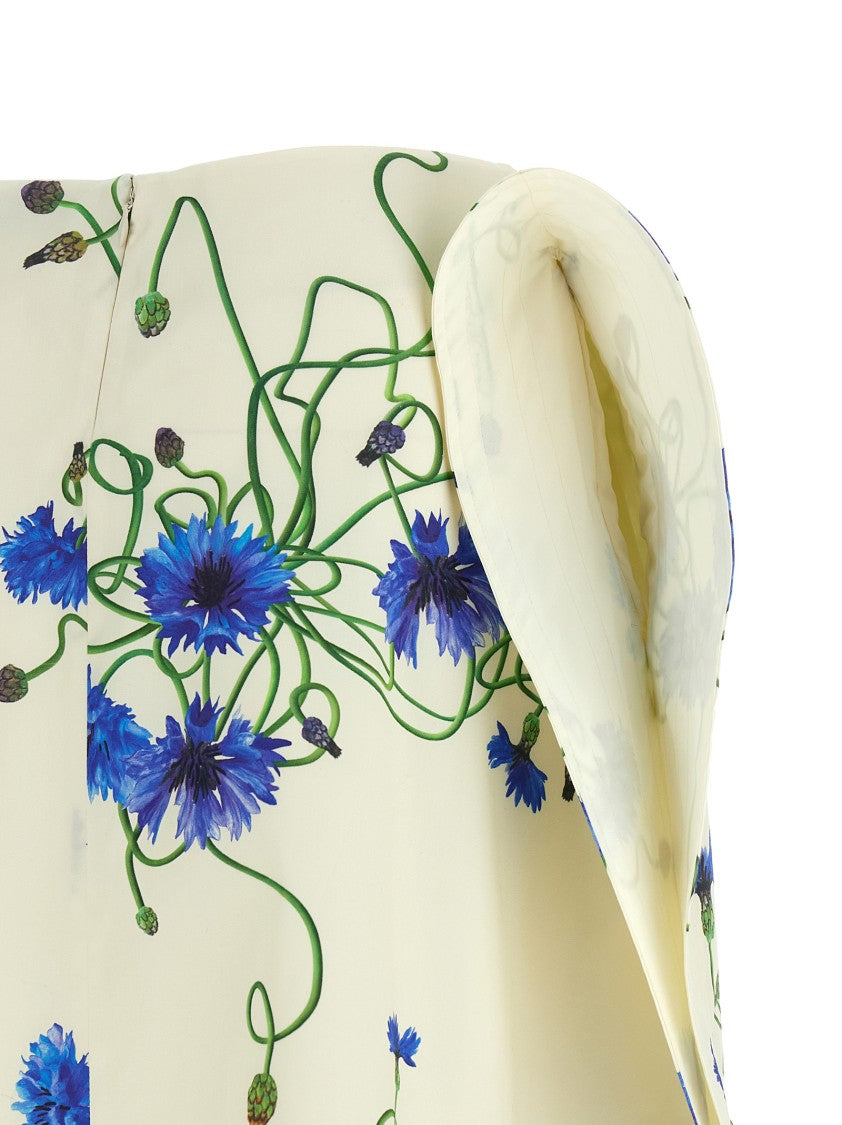 Stella Mccartney Floral Print High-Waist Long Skirt