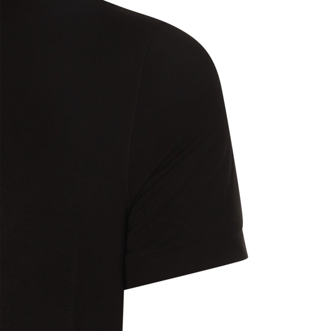 Giorgio Armani Viscose Black T-Shirt