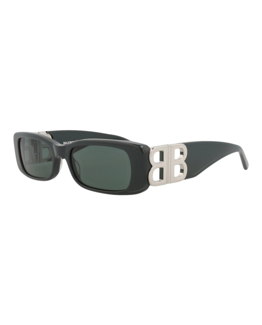 Balenciaga Square-Frame Recycled Acetate Sunglasses
