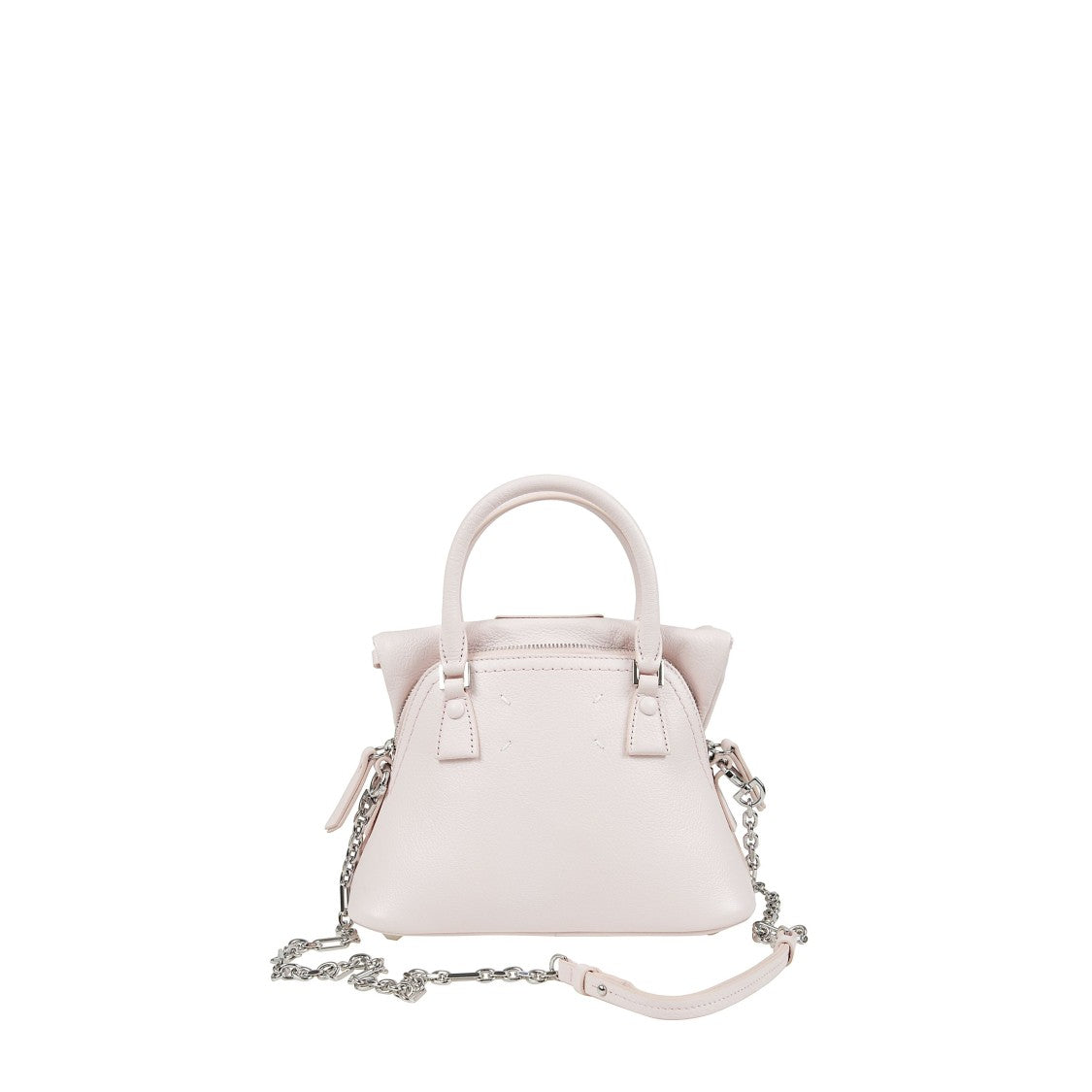 Maison Margiela Mini Leather Tote With Chain Strap