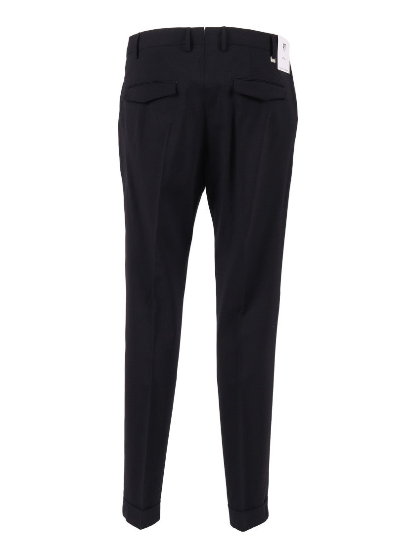 Pt01 Master Single Pleat Straight-Leg Pants