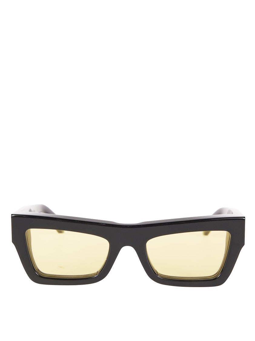 Off-White Black Charleston Acrylic Angled Sunglasses