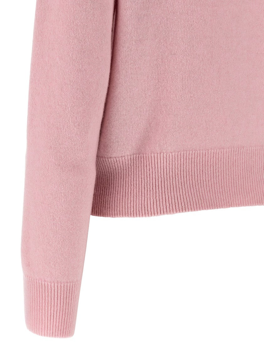 Balmain Cashmere Blend Sweater With Lion Head Buttons