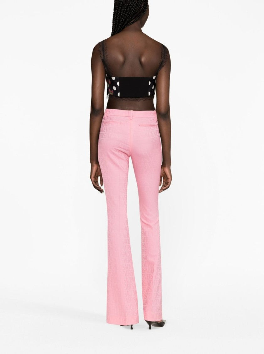 Versace High-Waisted Flared Trousers