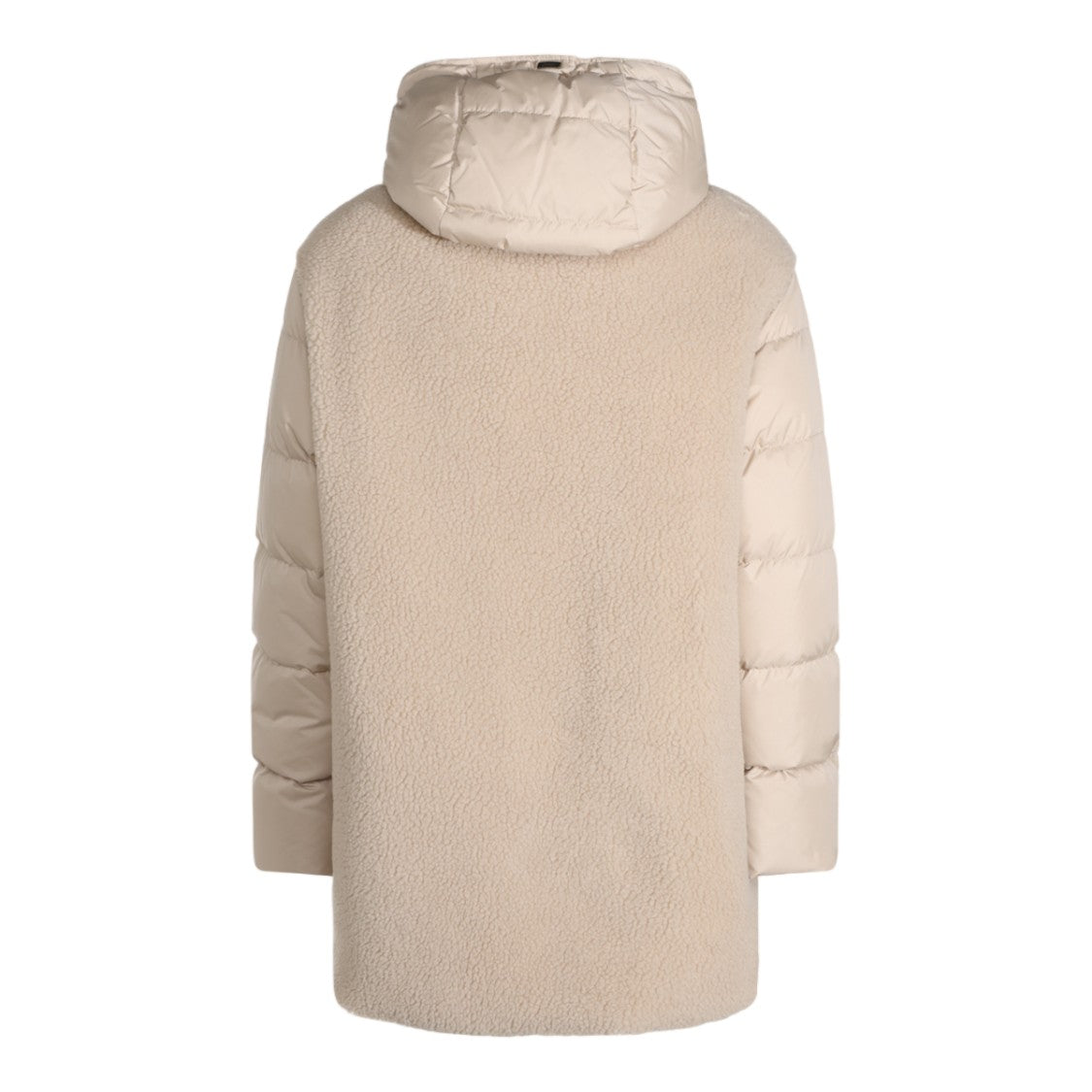 Herno Relaxed-Fit Quilted Coat With Textured Panels