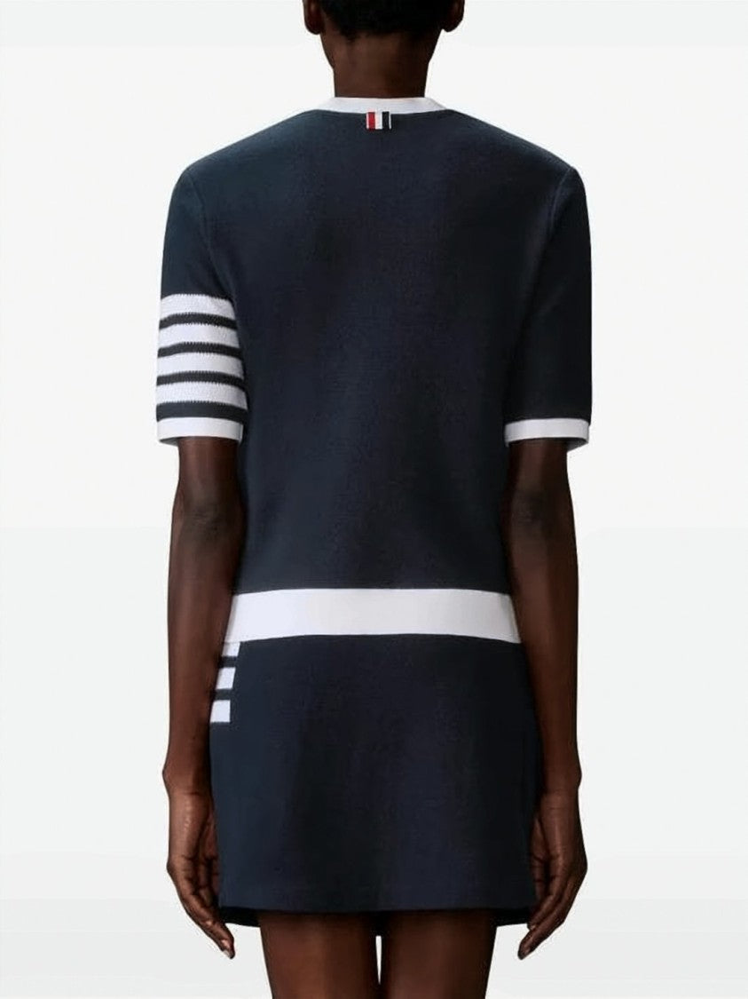 Thom Browne Textured Cotton Piqué Top