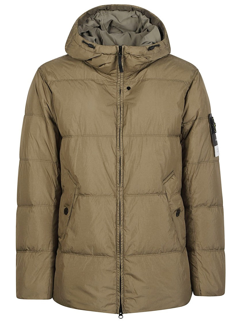 Stone Island Rds Quilted Hooded Down Jacket