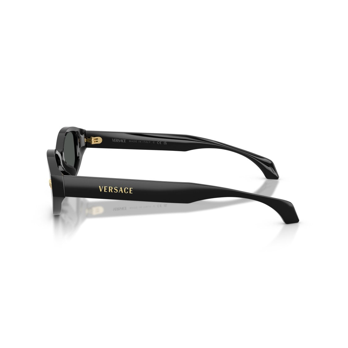 Versace 0Ve4512d Tortoiseshell Acetate Oval Sunglasses With Gold Medusa Accents