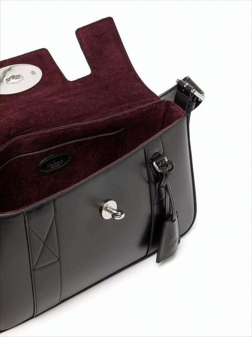 Mulberry Smooth Calf Leather Shoulder Bag With Flap Closure