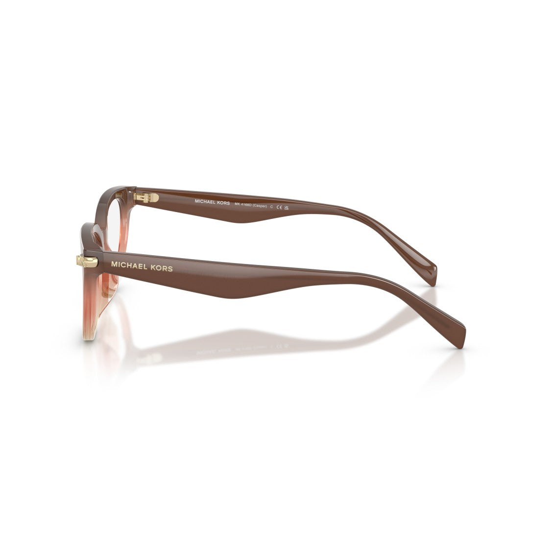 Michael Kors 0Mk4168d Rounded Acetate Eyeglasses With Warm Gradient Finish