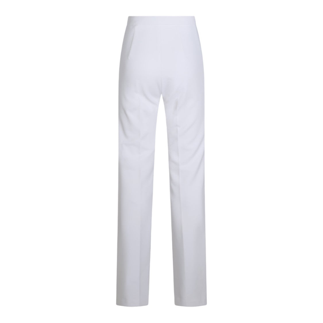 Elisabetta Franchi High-Waist Trousers With Flap Detail And Slim Silhouette