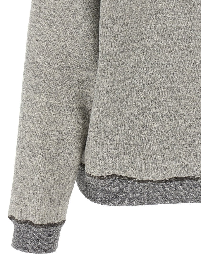 Chloé Chiné Cotton Blend Oversized Hoodie