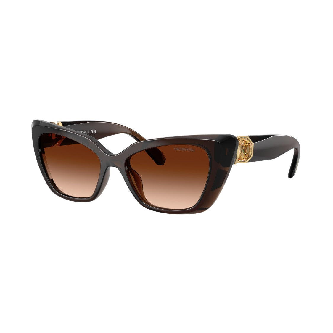 Swarovski 0Sk6047 Bold Cat-Eye Sunglasses With Gradient Lenses