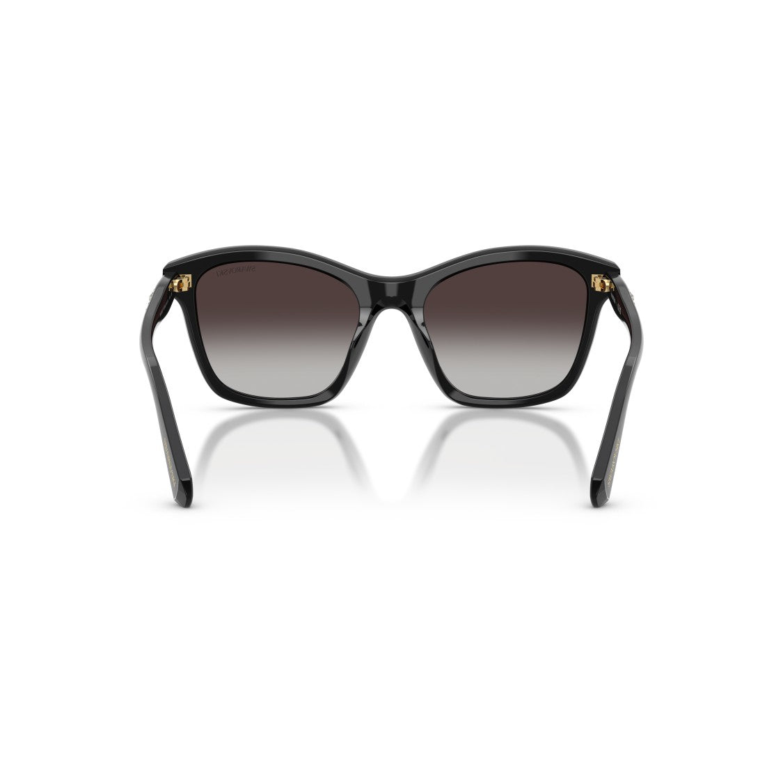 Swarovski 0Sk6063 Bold Square Frame Sunglasses With Crystal Embellishments