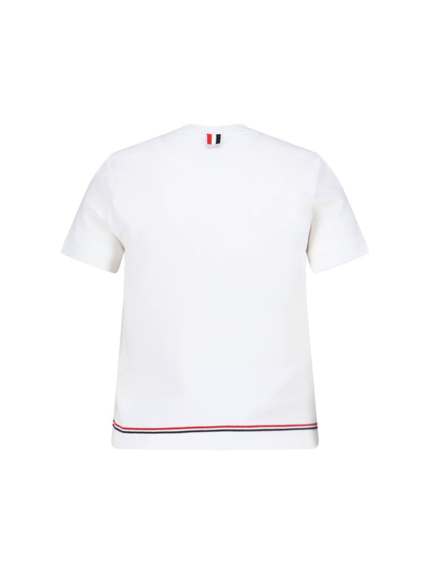 Thom Browne Logo T-Shirt – White