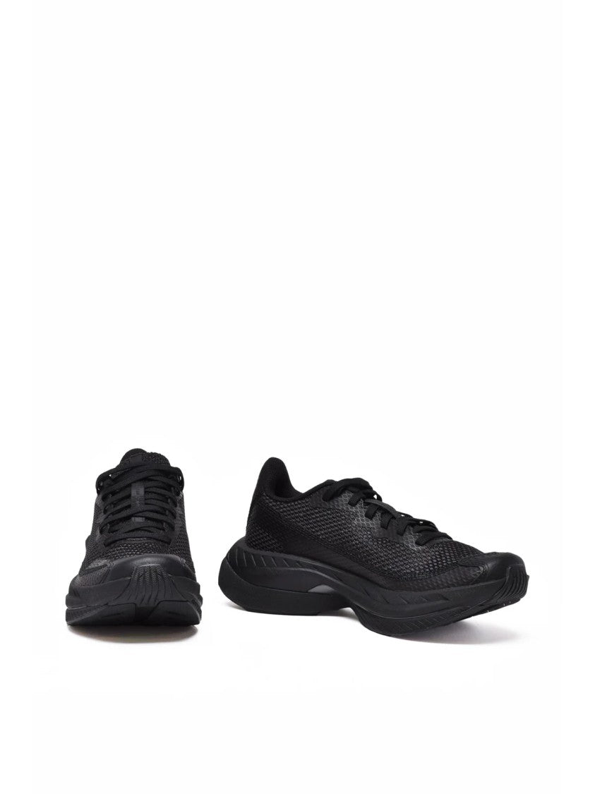 Mm6 By Maison Margiela X Salomon Black Polyester-Blend Avant-Garde Sneakers