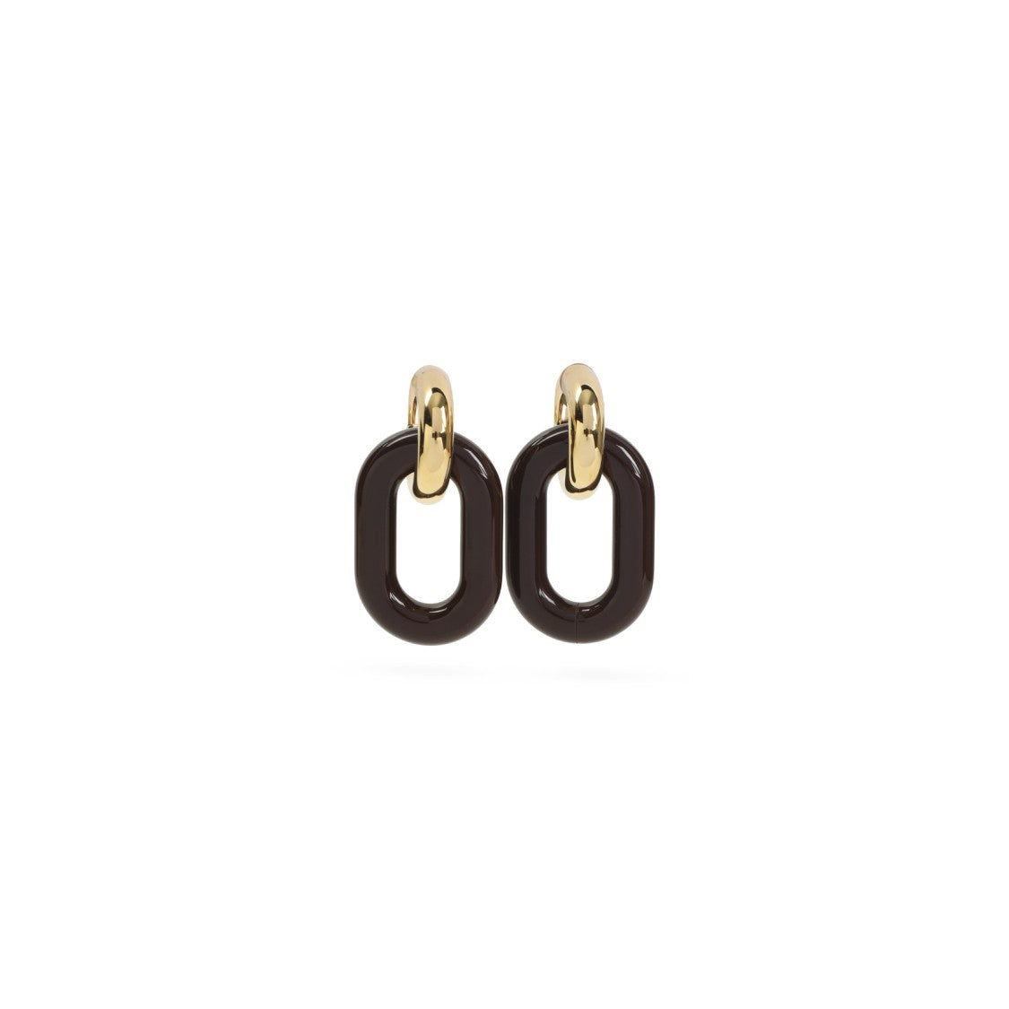 Marni Brown Brass Earrings