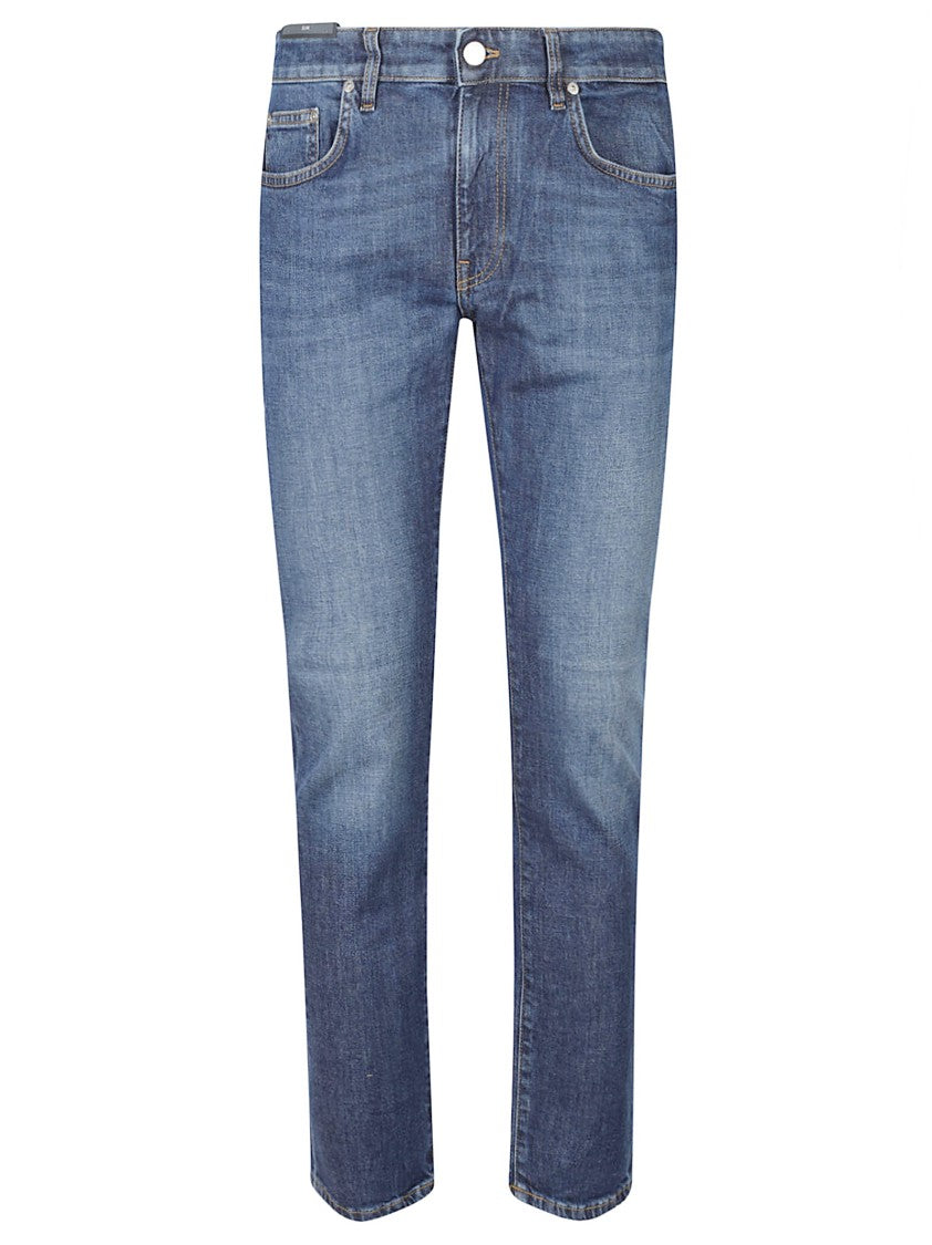 Pt Torino Swing Medium Blue Cotton Jeans