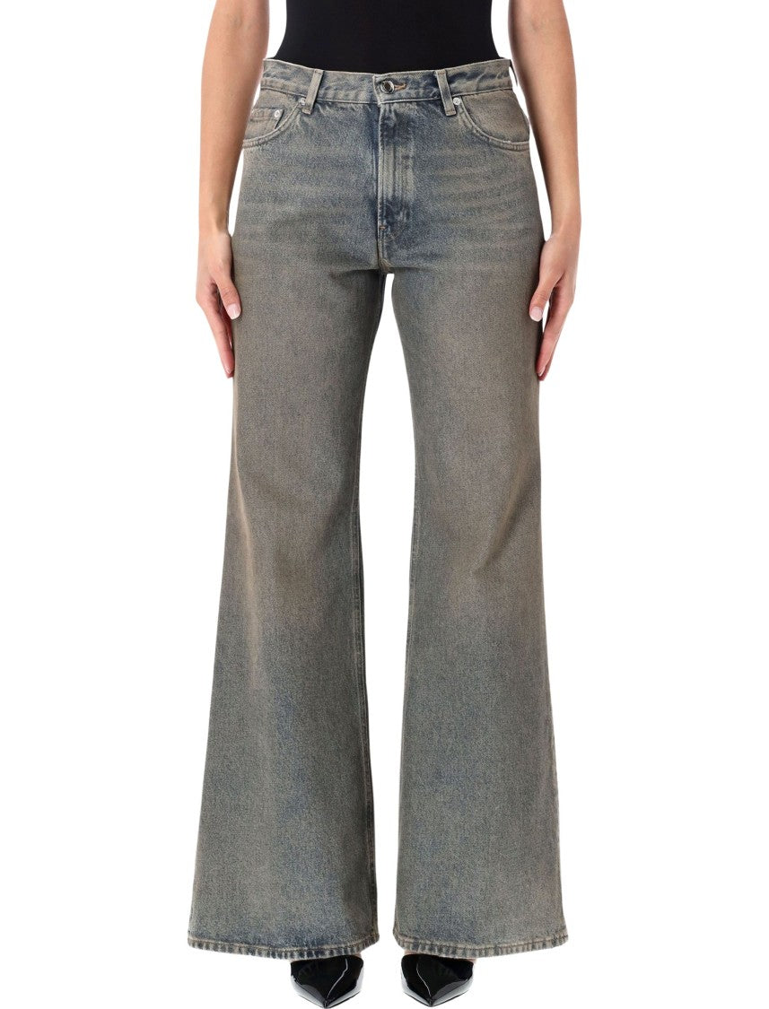 Haikure Vintage Grey Clara Flare Jeans