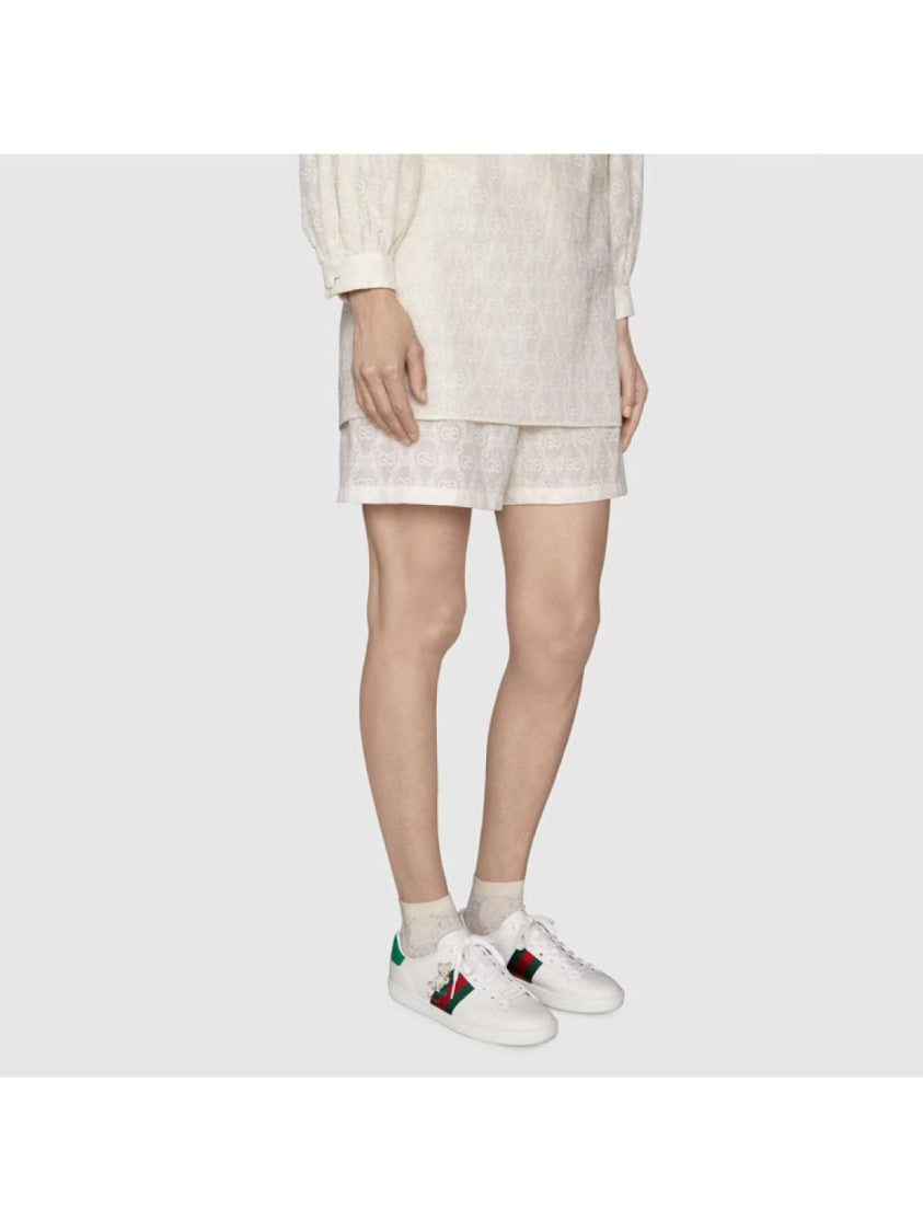Gucci Gg Monogram Lame Socks
