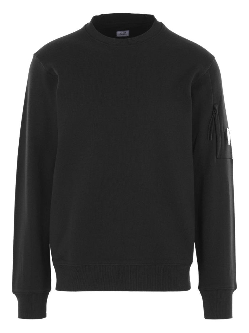 C.P. Company Diagonal Raised Fleece Lens Cotton Sweatshirt