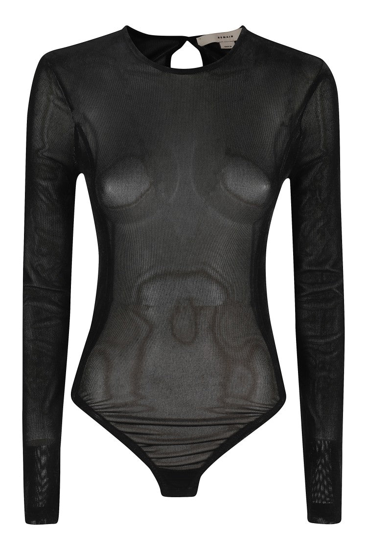 Remain Velvet Mesh Bodysuit