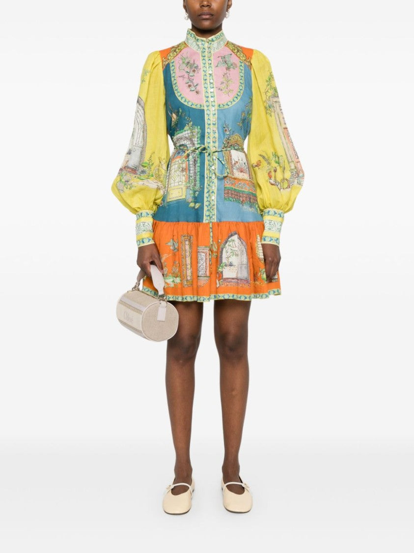 Alemais Multicolored Monte Mini Dress