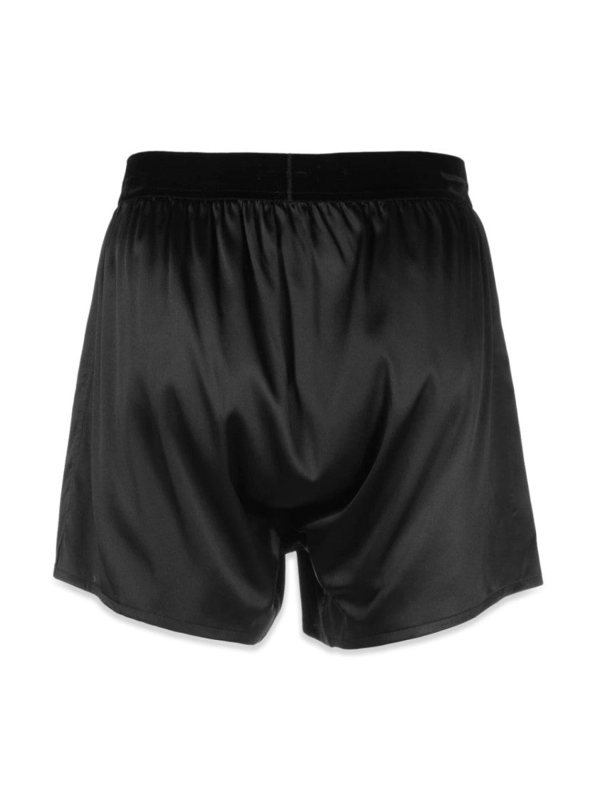 Tom Ford Logo Relaxed Fit Silk-Blend Boxer Shorts