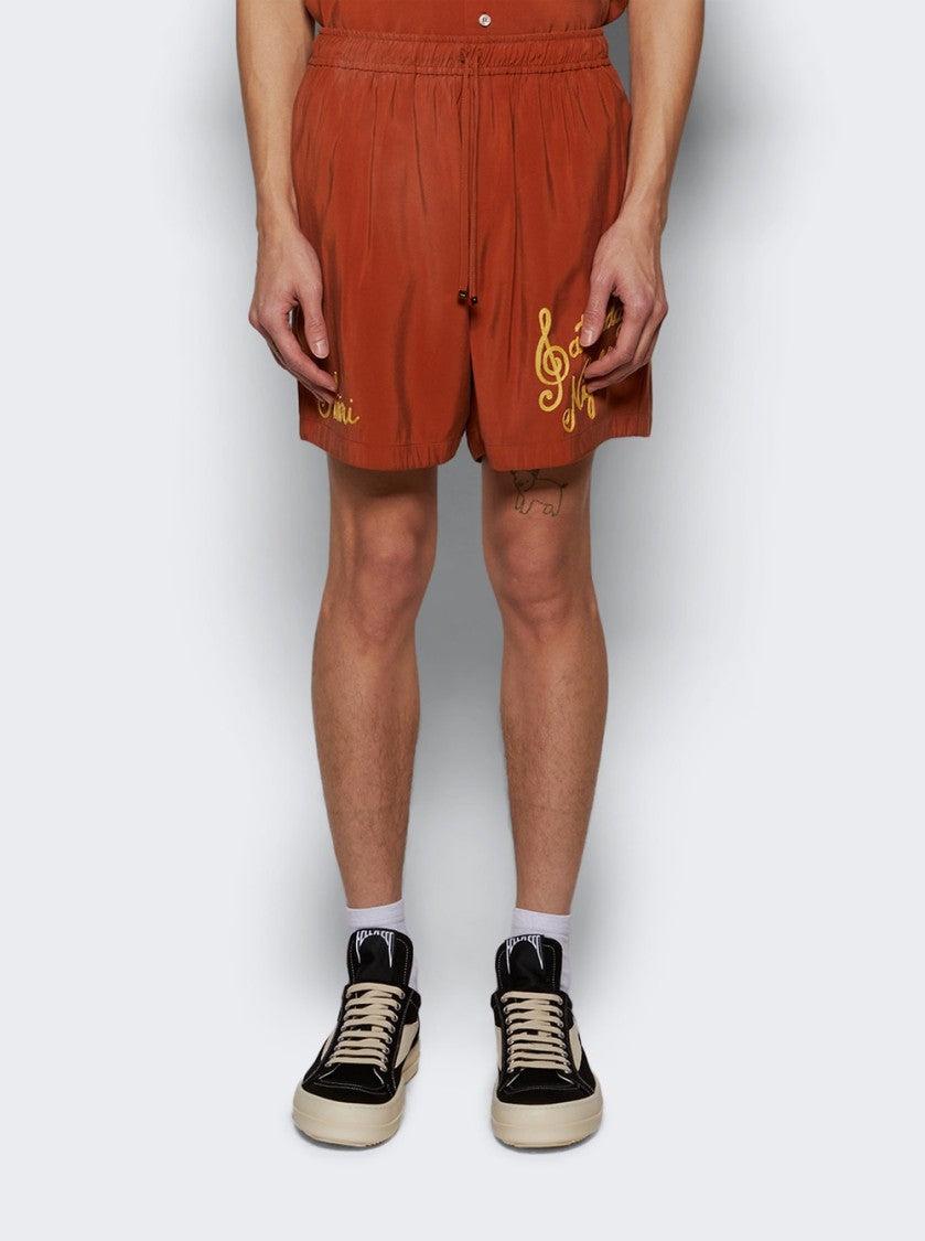 Amiri Saturday Night Short Burnt Orange