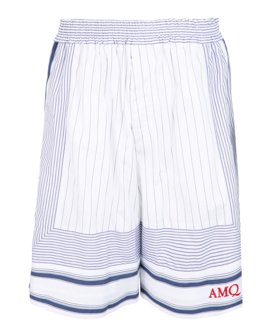 Alexander Mcqueen Stirped Bermuda Shorts