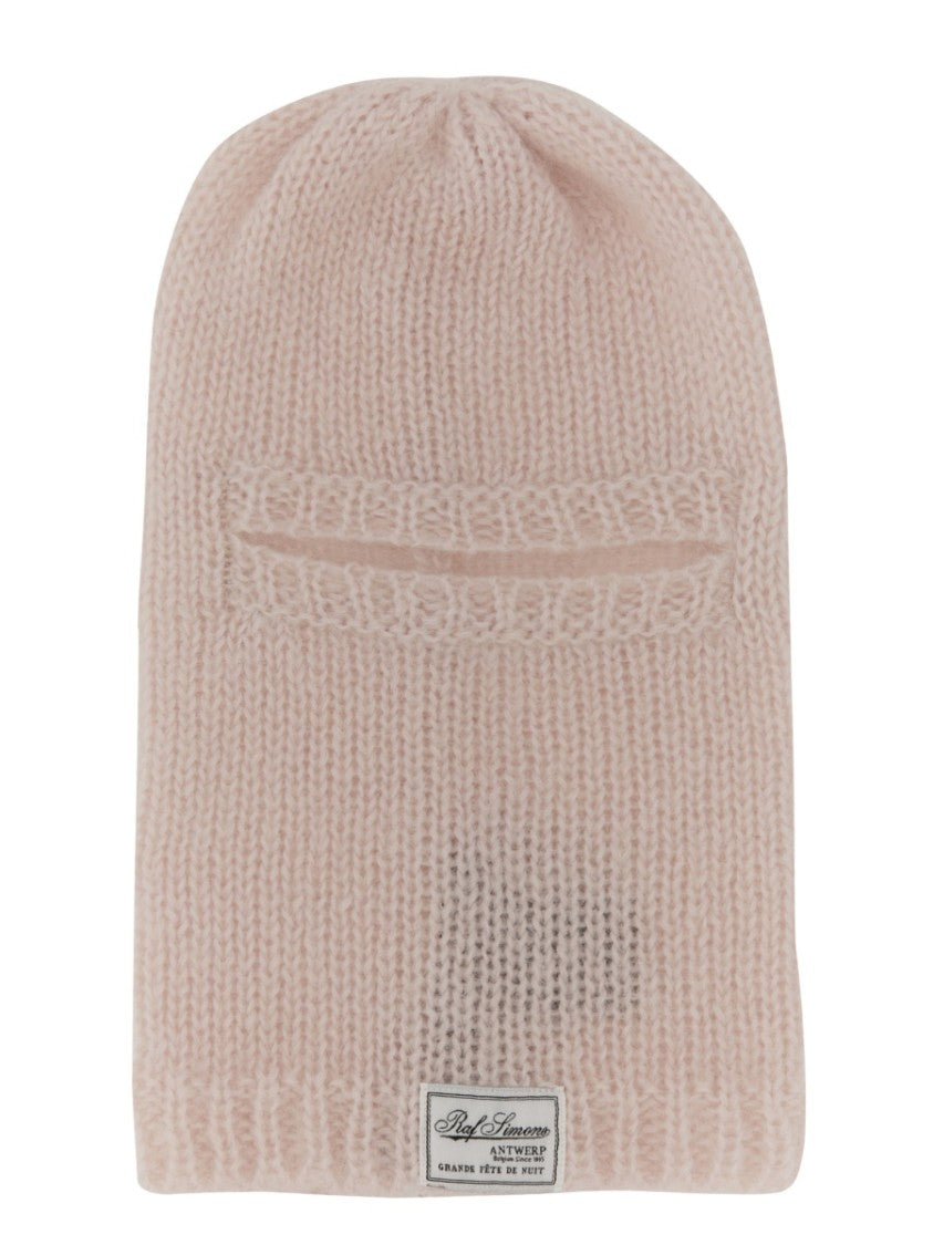 Raf Simons Knitted Mohair Blend Balaclava