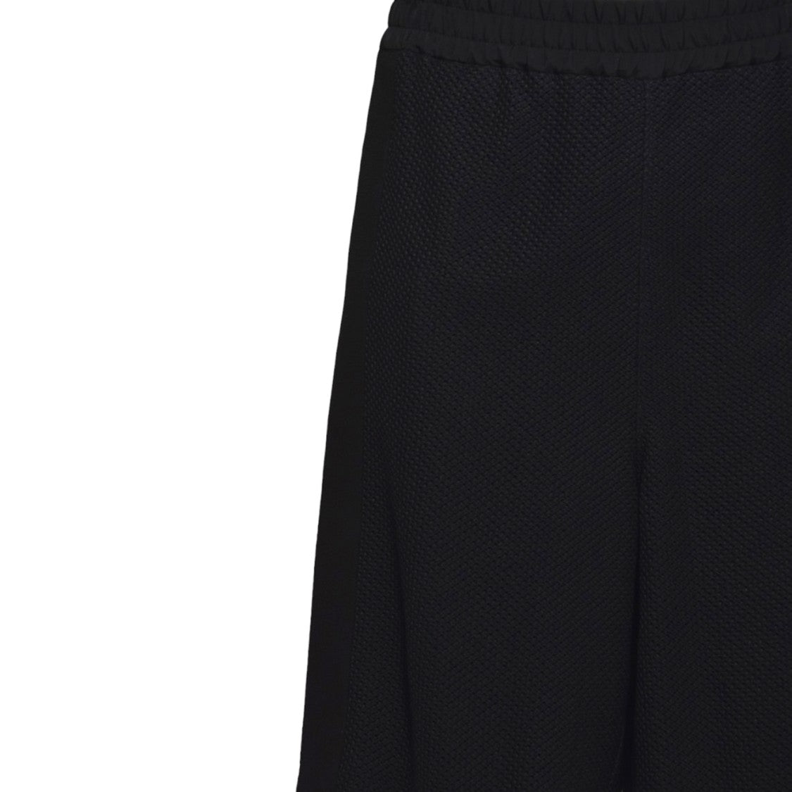 Jil Sander Black Cotton Textured Bermuda Shorts