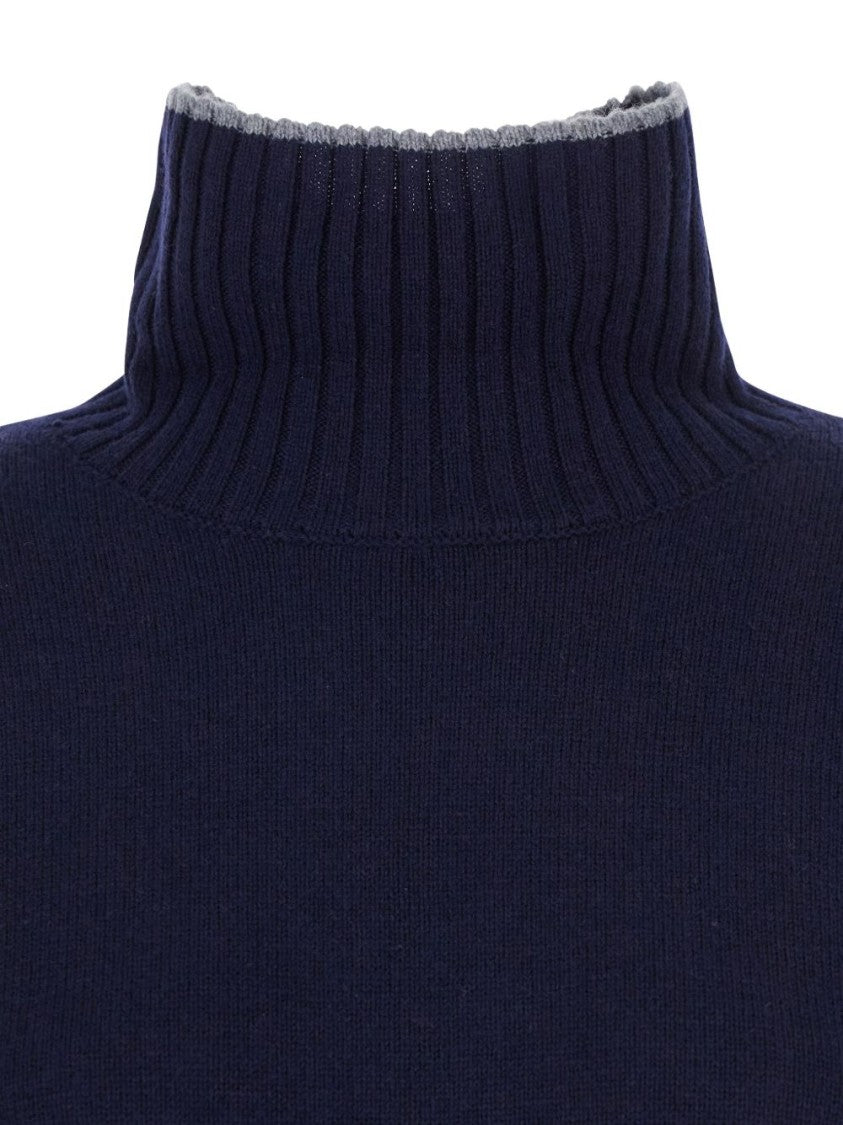 Pinko Merino Wool And Cashmere Blend Turtleneck Sweater