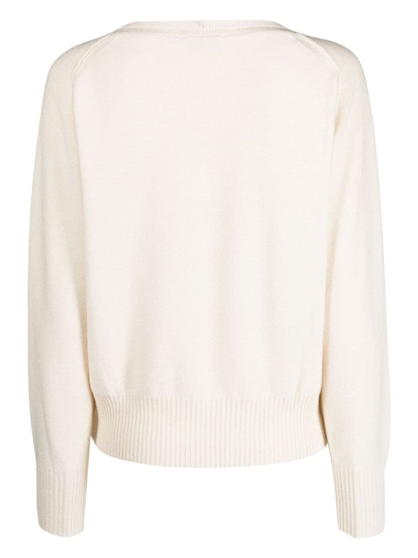 Dkny L/S Seamed Shoulder Sweater