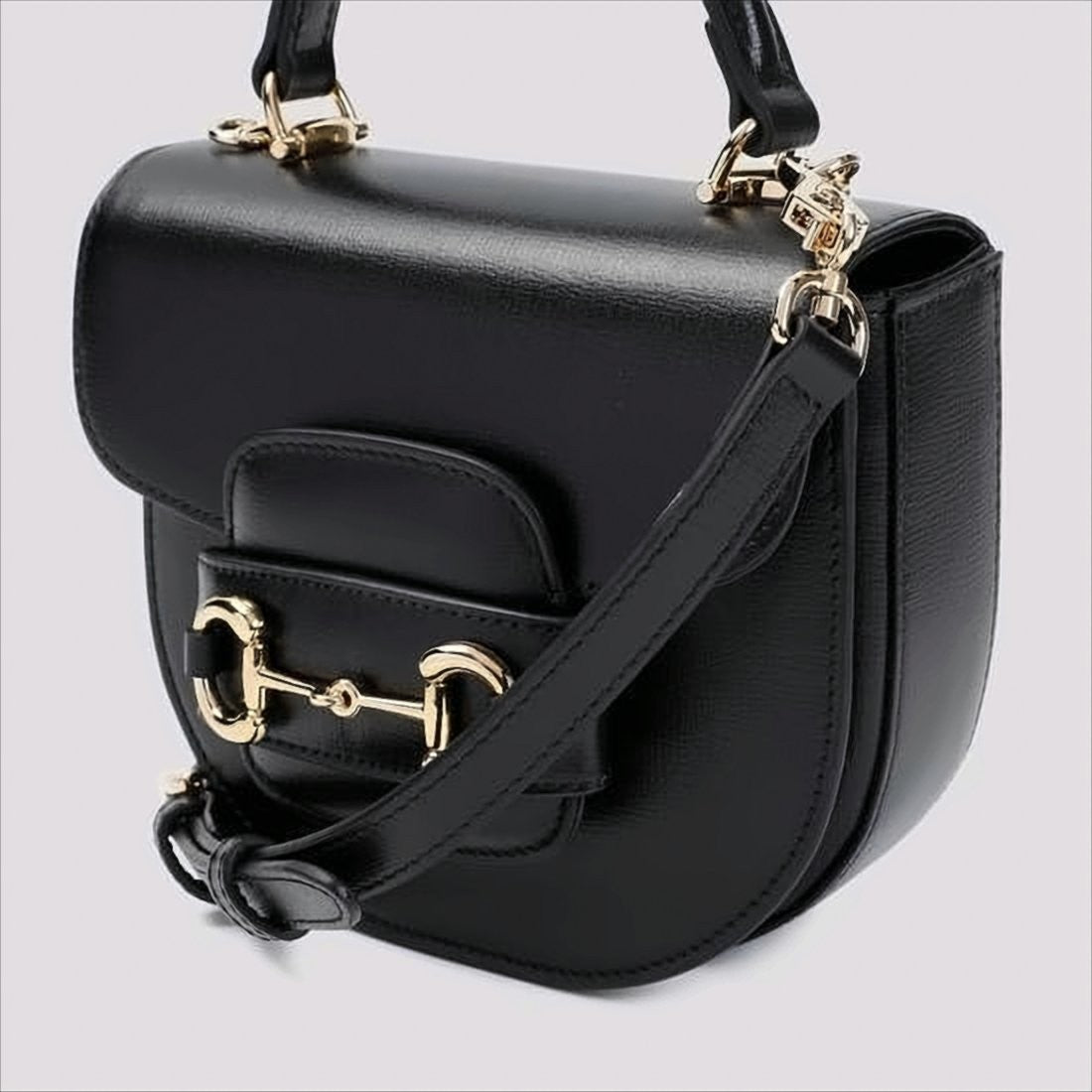 Gucci Leather Tote Bag With Structured Silhouette