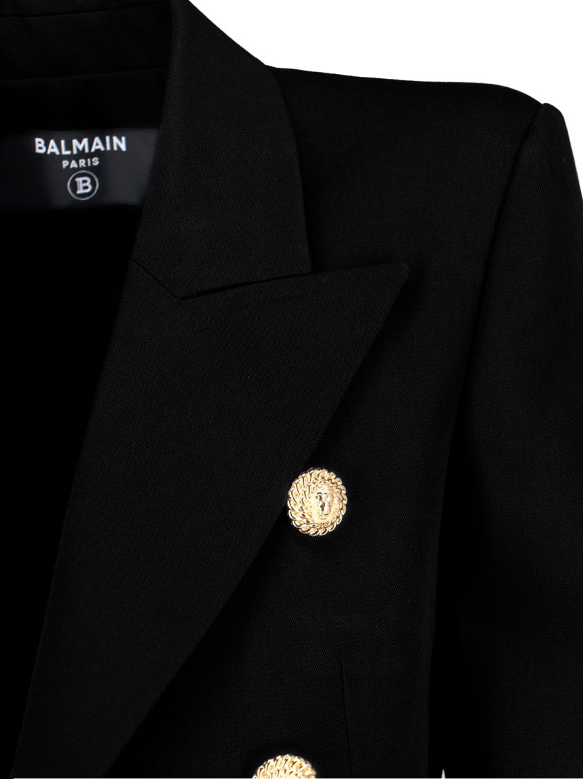 Balmain Double-Breasted Blazer – Black