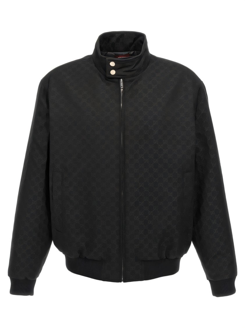 Gucci Monogram Patterned High-Collar Jacket