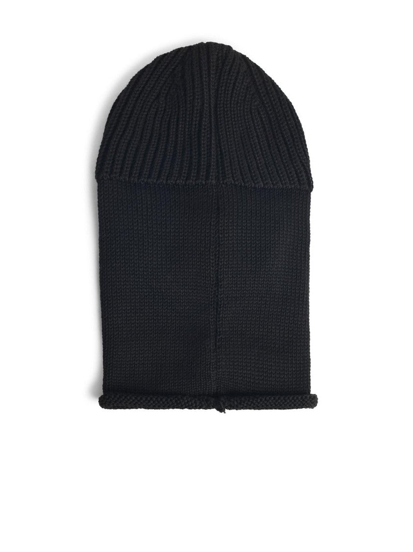 C.P. Company Lens' Black Wool Balaclava