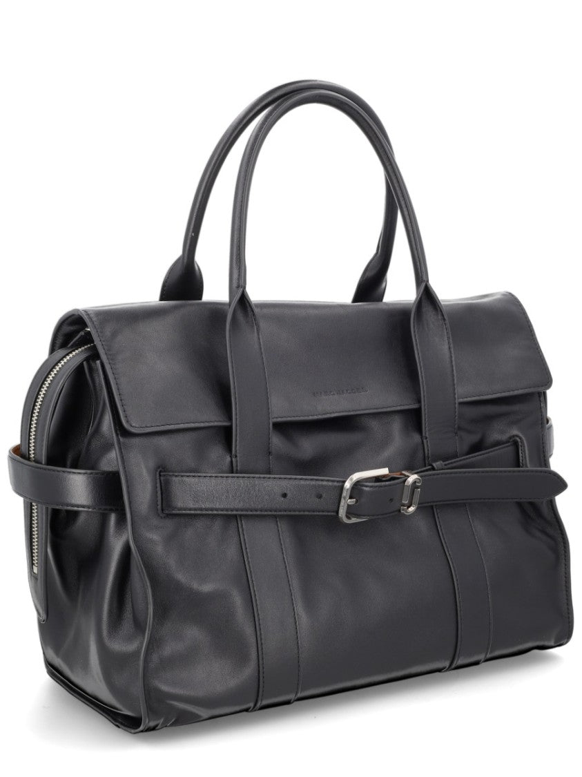 Marc Jacobs Dakota Tote Bag With Glossy Finish And Structured Silhouette