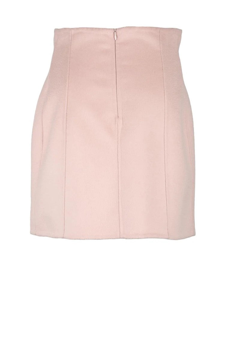 Ermanno Scervino Flared Skirt Virgin Wool - Pink