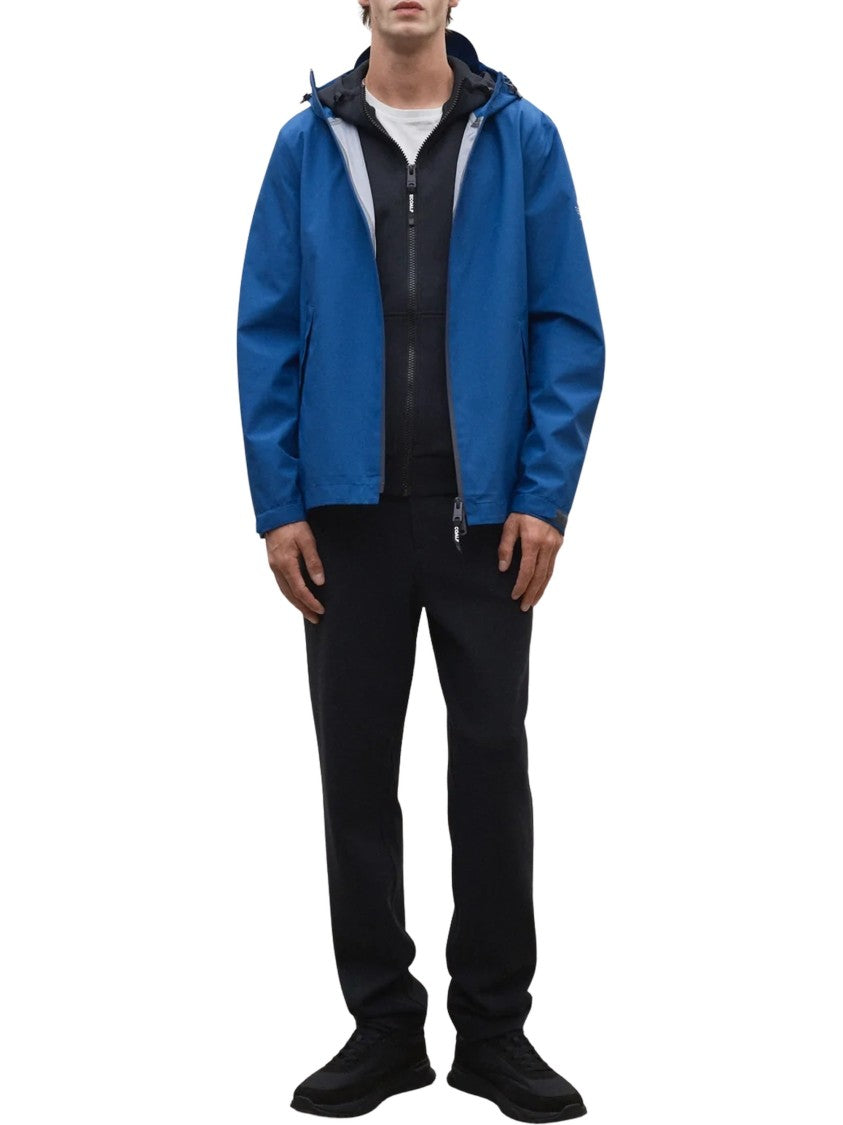 Ecoalf Blue Diluvio Hooded Jacket
