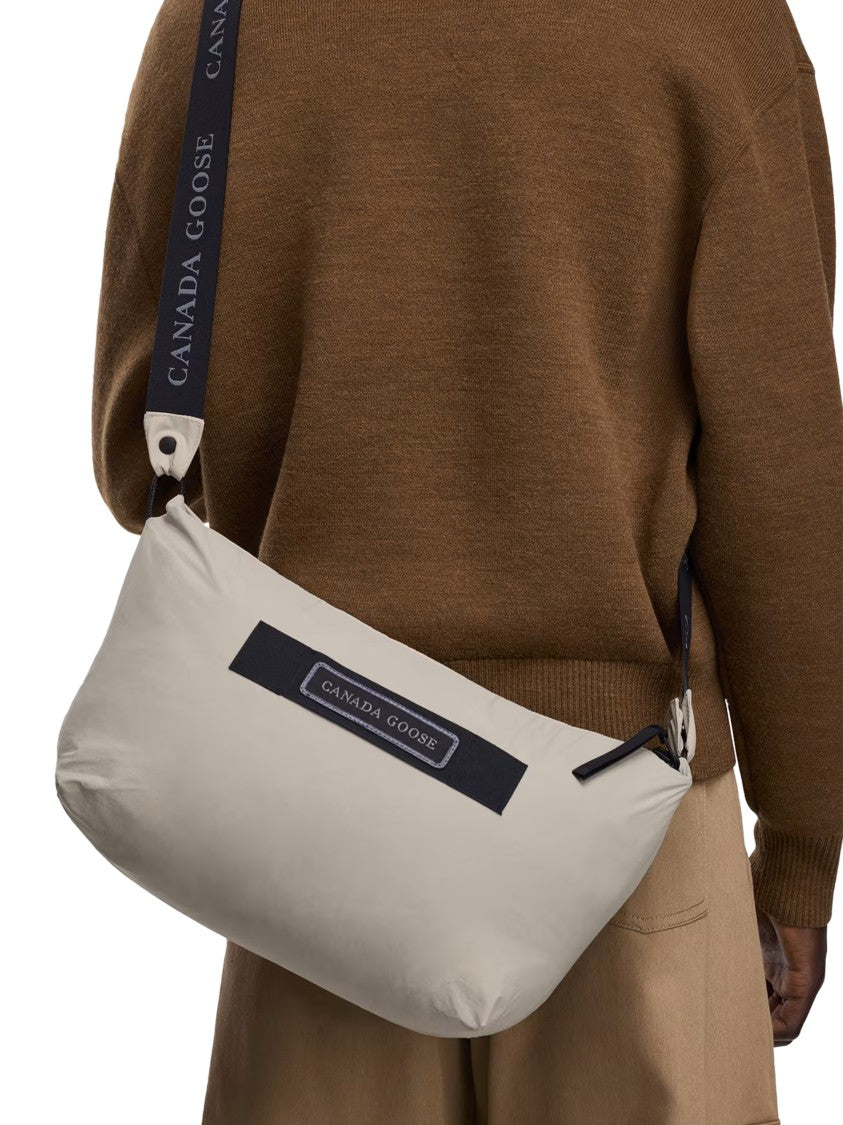 Canada Goose Matte Finish Puffer Jacket With High Collar