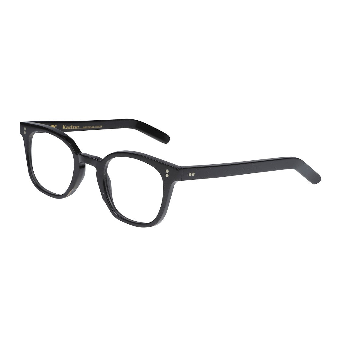 Kador Klassiko Bold Black Rectangular Frame Eyeglasses